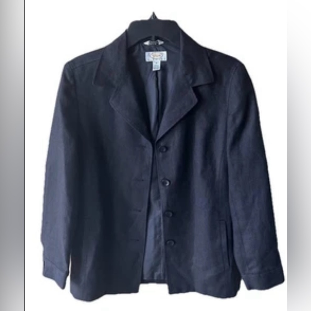 Talbots Petites Irish Linen Blazer Size 6 Petite